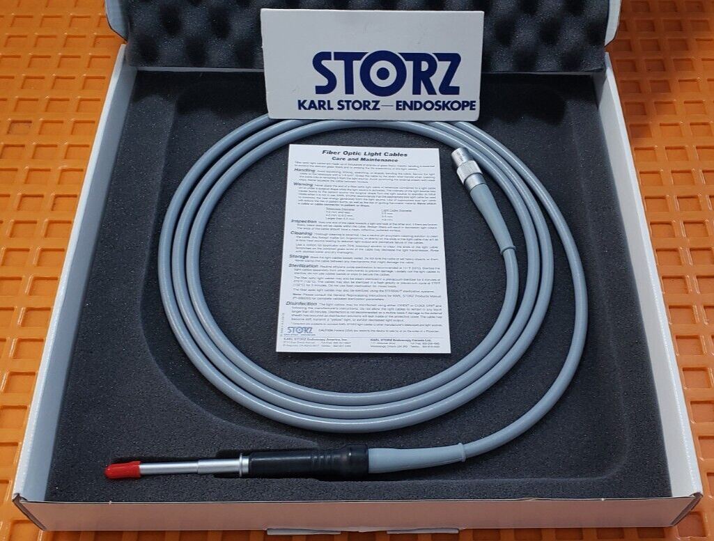 Karl Storz 495 NAS Fiber Optic Cable 3.5m x 230cm Autoclave (Germany)