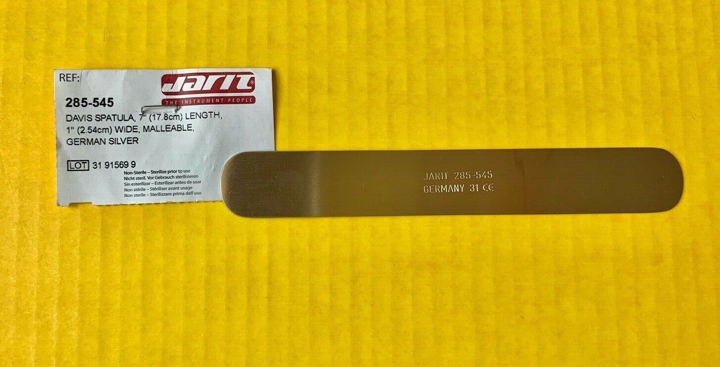 Jarit Surgical Davis Spatula, 7" LOT of 3) 285-547,285-545,285-543 German Silver