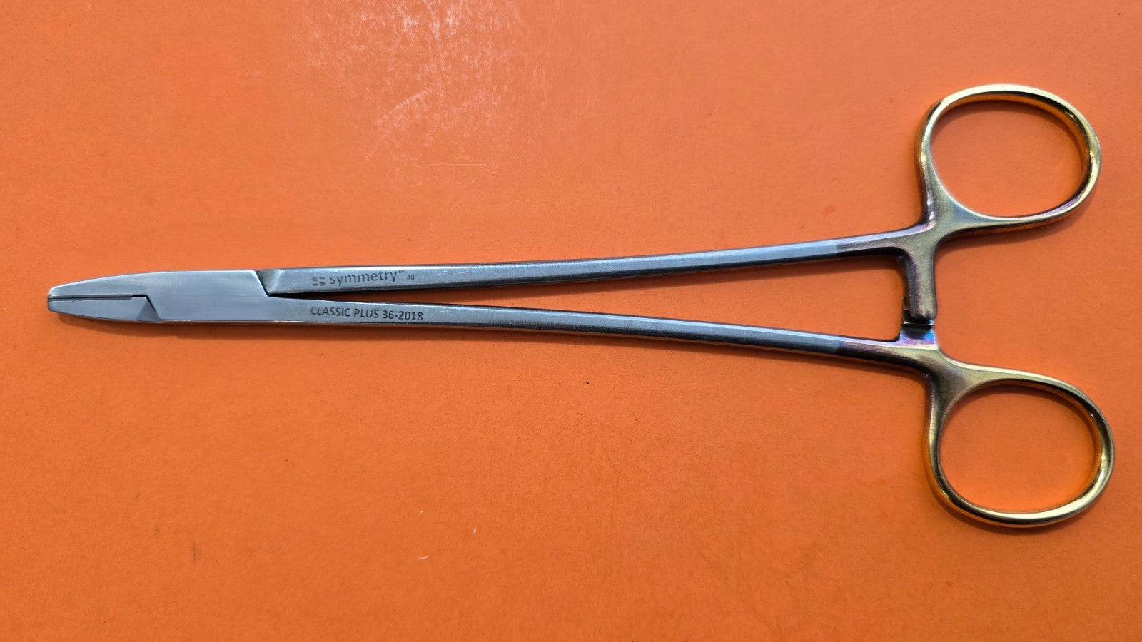 Symmetry Surgical  TC Mayo Hegar Needle Holder, 8" REF: 36-2018