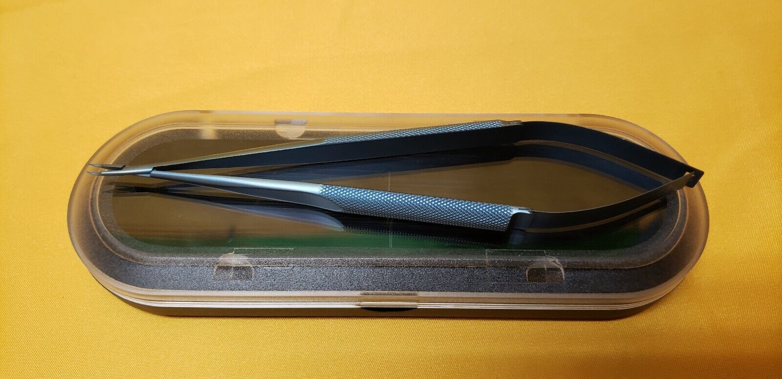 Codman 80-1725 Surgical Titanium Rohoton Needle Holder 7" Curved Fine Tip