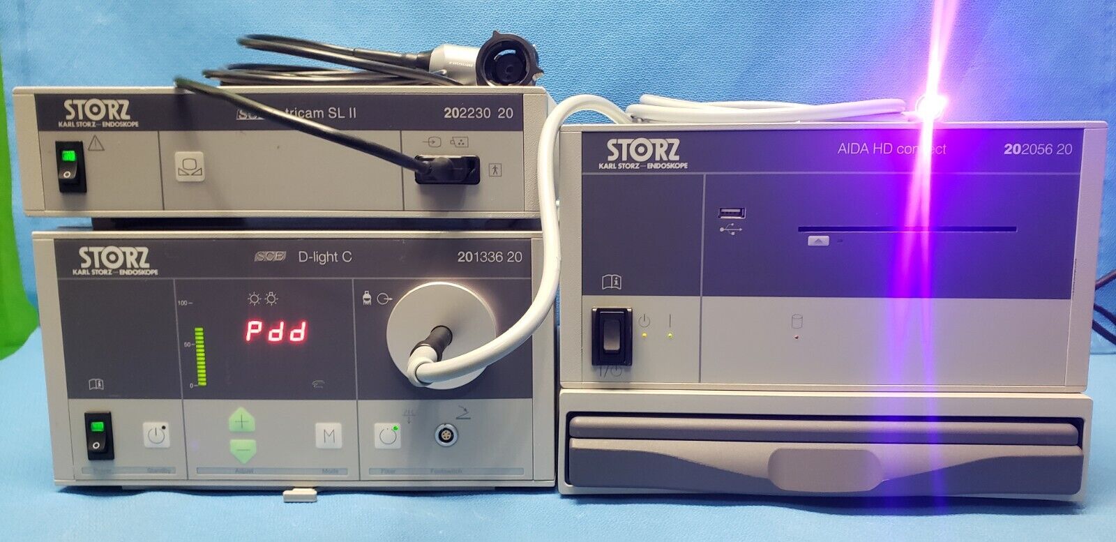Karl Storz tricam 20221139 PDD Camera,20223020,D-light C,AIDA HD Connect &Cable