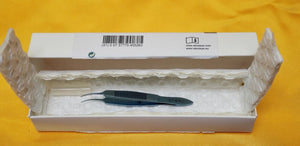 Storz ET1815C Surgical Opthalmic Titanium MCPHERSON Tying Forceps Curved Tip