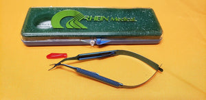 Rhein Medical Opthalmic Titanium Angled Foldable Lense Inserter REF:05-2334 AL