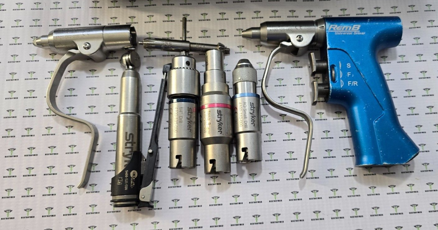 Stryker TPS System, Formula Shaver With Buttons, REMB Driver & Attachments