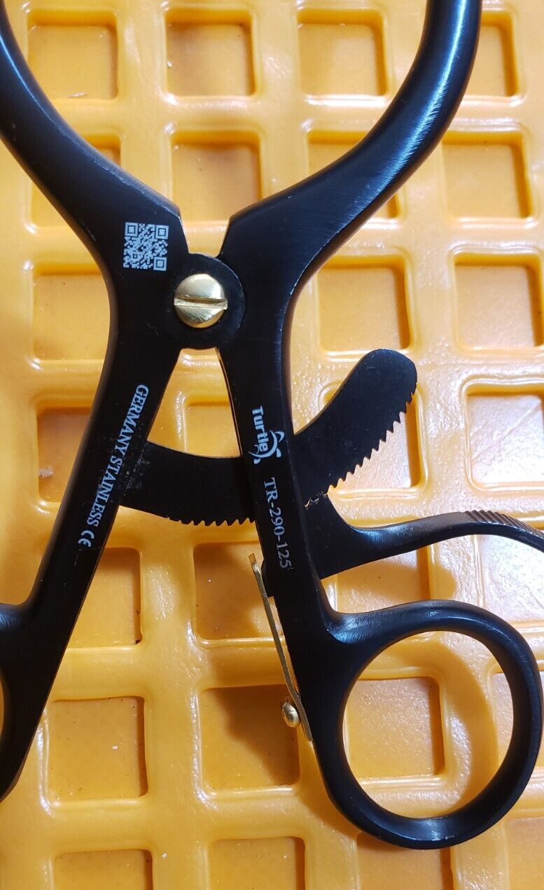 Turtle Surgical MISKIMON Cerebellar Retractor, 7" Sharp 7x7 Prongs Black Coated