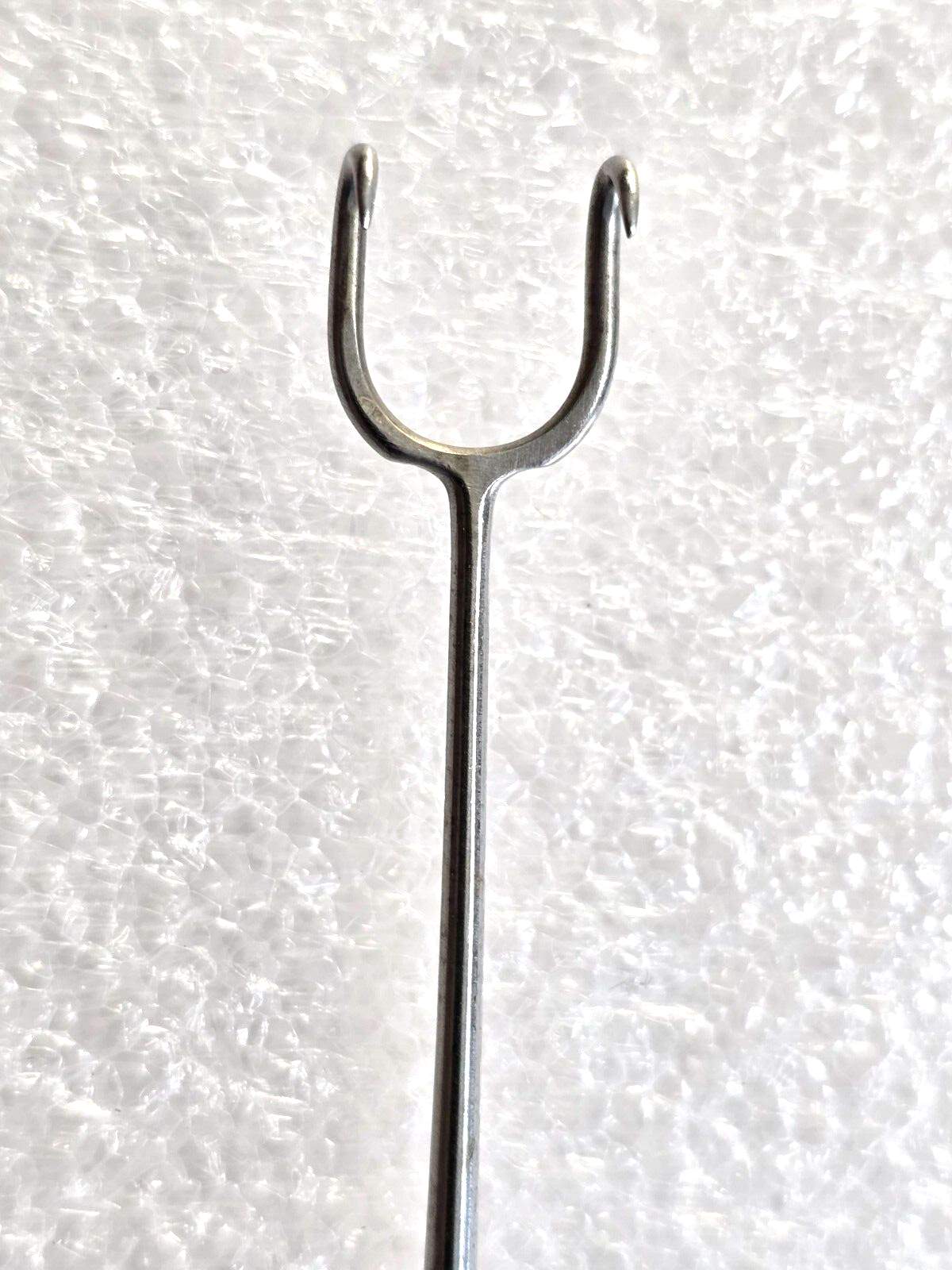 Jarit 410-154 Surgical Joseph Skin Hook 6.25" Double Prong 10mm Wide.