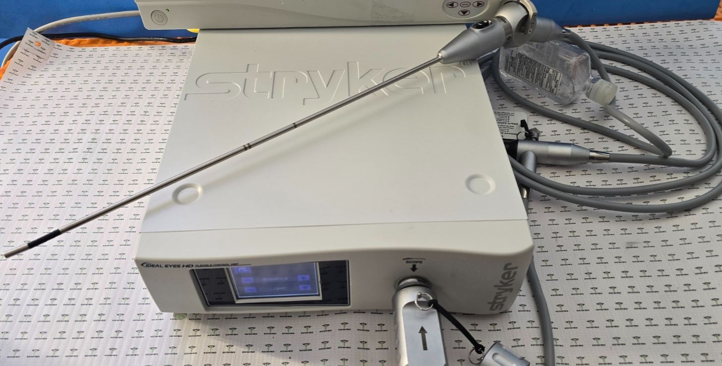 Stryker 0502110-145 Articulating Laparoscope 5mm x 0* & HD Control Unit