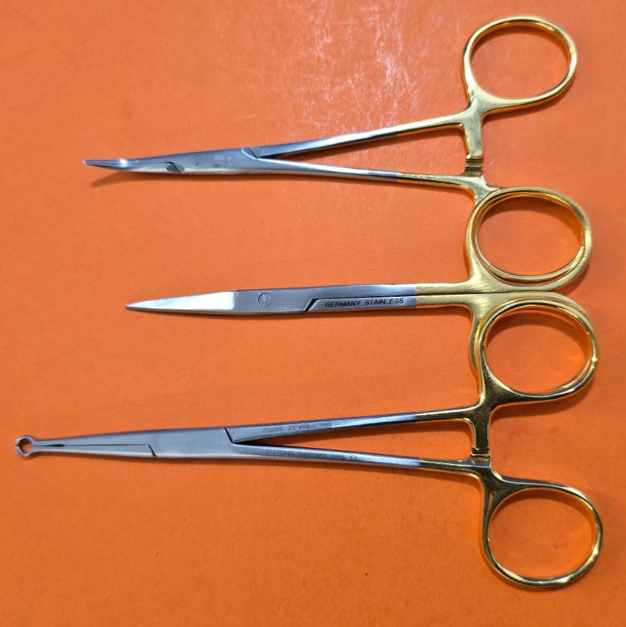 Miltex 29-805 Surgical No Scalpel Vasectomy Ring Forceps Set