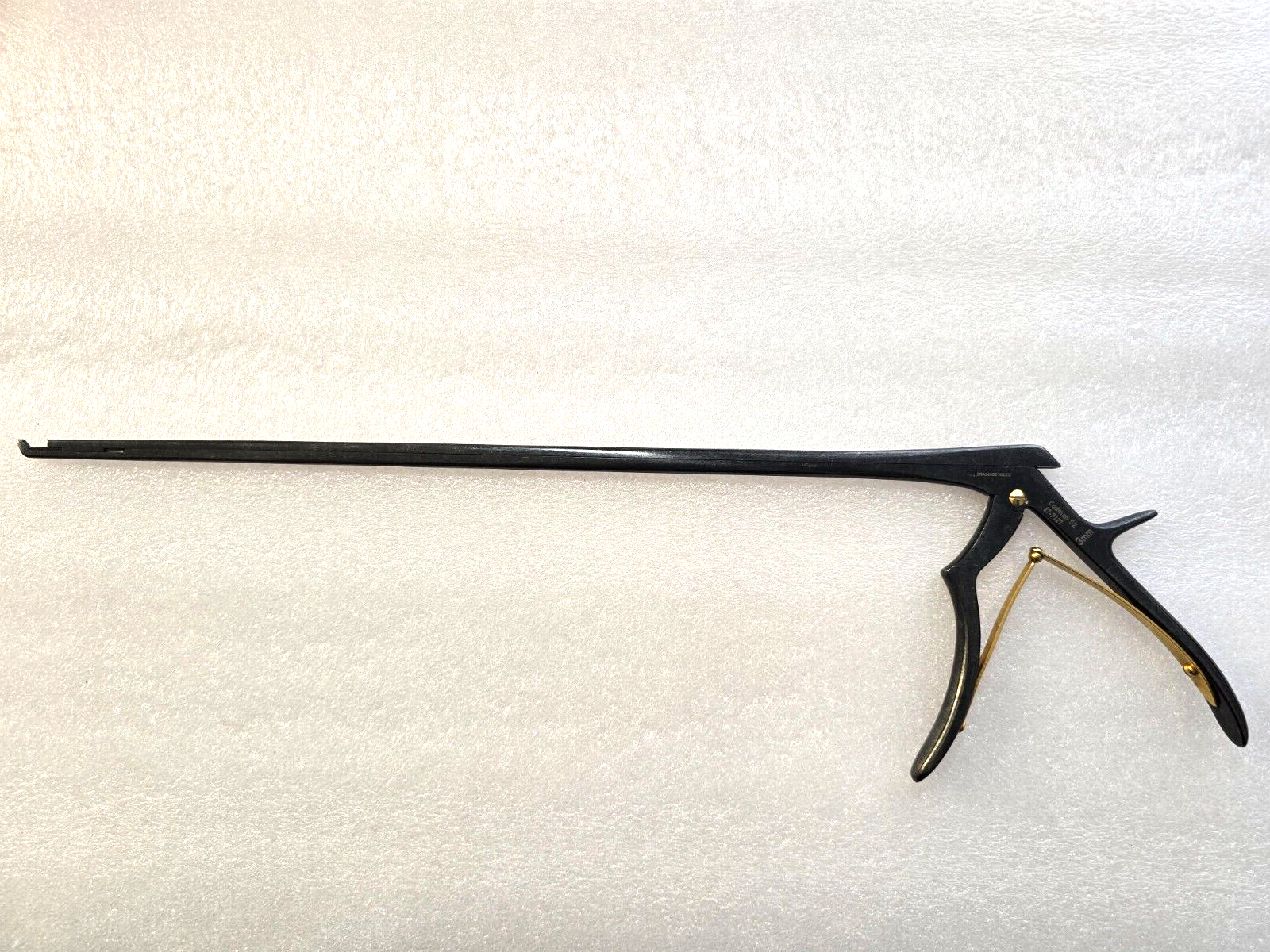 Codman 67-7327 Surgical Kerrison Rongeur 15" x 40 Degree 3mm W-Drainage Holes