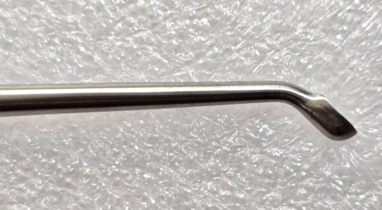 Ruggles RN1253 Surgical Neuro Spine Curette Size 1 Angle Down 12"