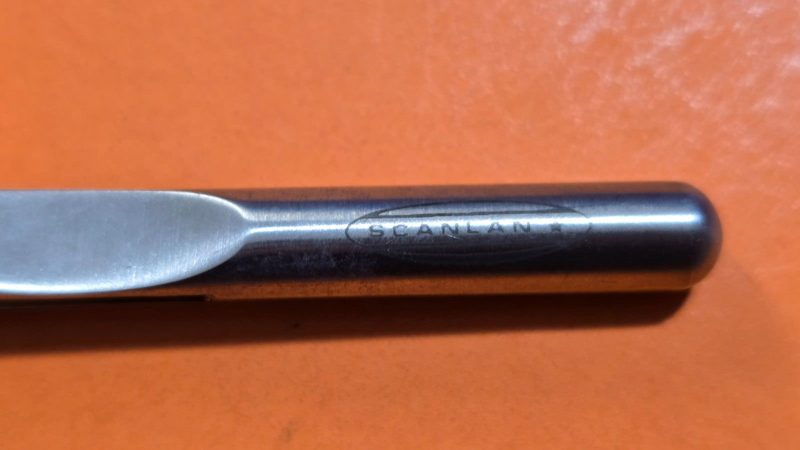 SCANLAN 4004-227 Surgical Dennis Micro Forceps 9" Diamond Dust 1mm Curved