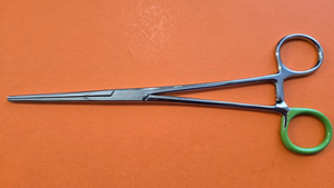 Codman 30-4563 Surgical Pean Forceps 9" Straight Serrated Jaws