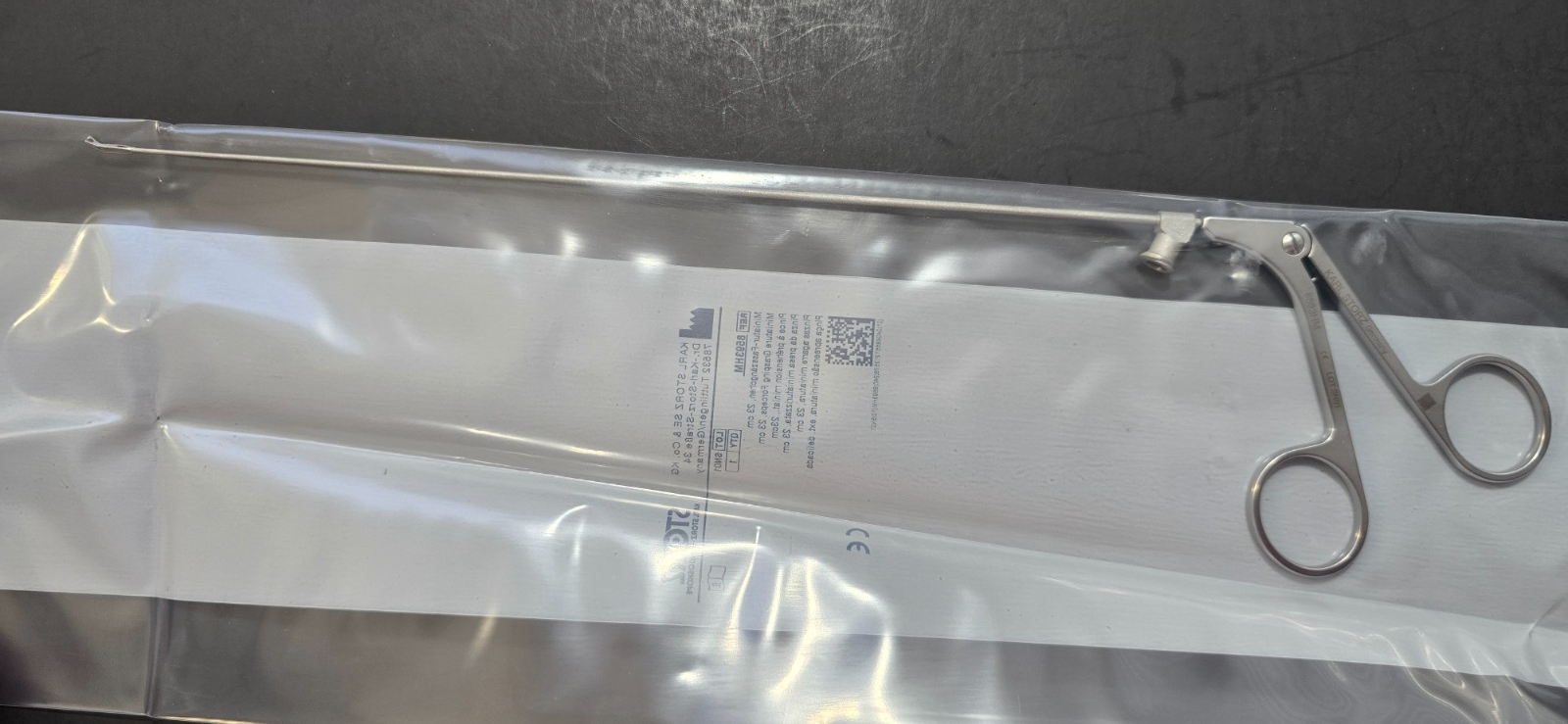 Karl Storz Surgical Laryngeal Grasping Forceps Curved 23cm
