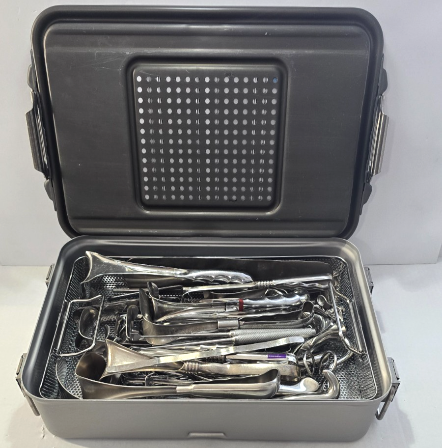 30-pieces Aesculap ,Codman ,Jarit ,Sklar Abdominal retractor Set w-Sterile case