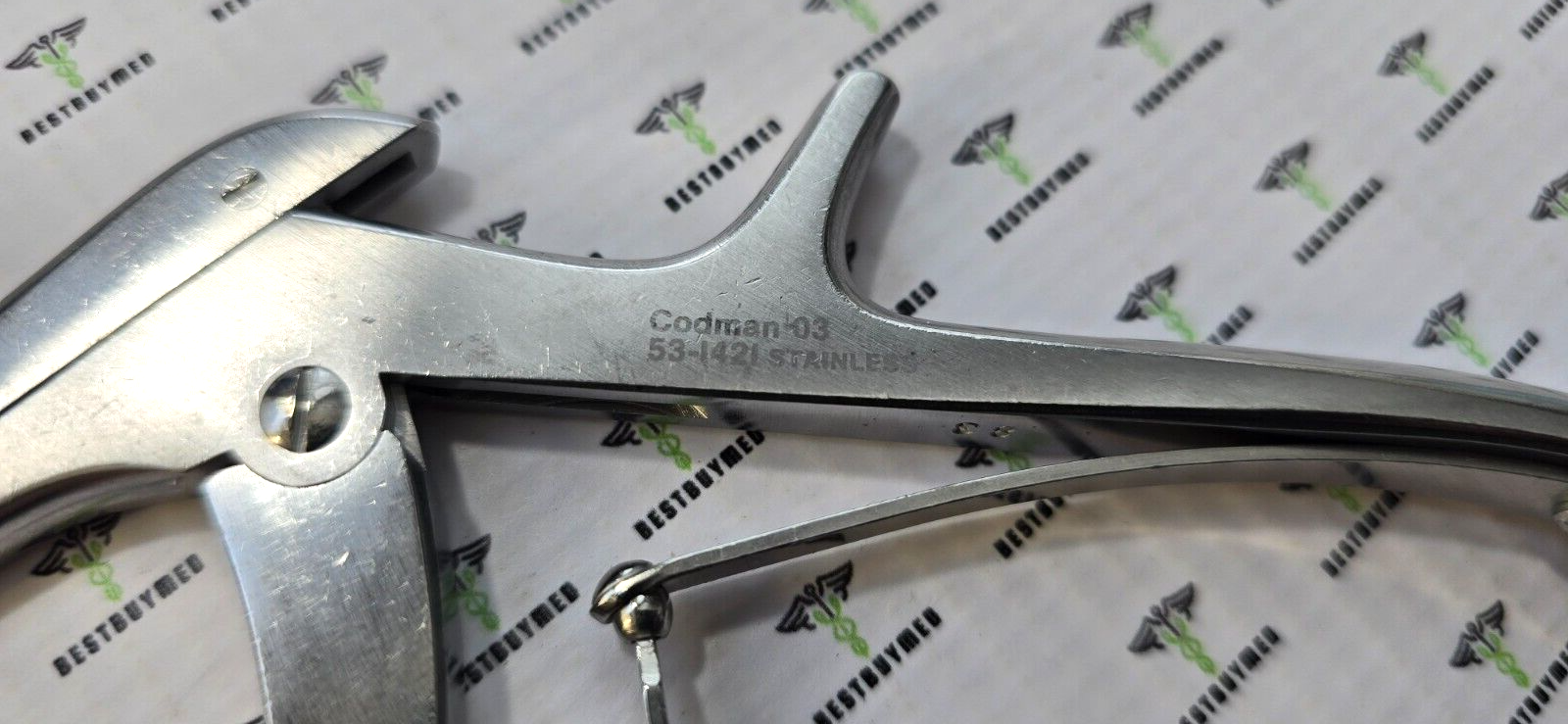 Codman 53-1421 Surgical Kerrison Rongeur 8" x 90 Degree 5mm Up Bite