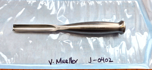 V.Mueller 0402 Surgical Orthopedic Smith-Peterson Gouges 8" Straight 12mm