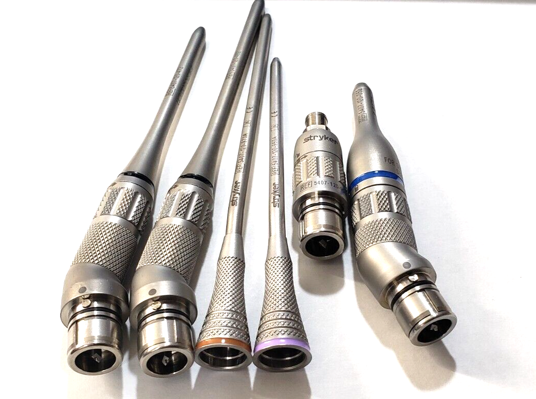 Stryker 5407-200-00H CORE Maestro Drill Hand Switch & 6 Attachments W-Tray