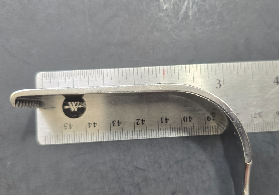 Codman Surgical Meyerding Retractor 8 3/4" Blade 1" x 3"  Ref: 50-1065