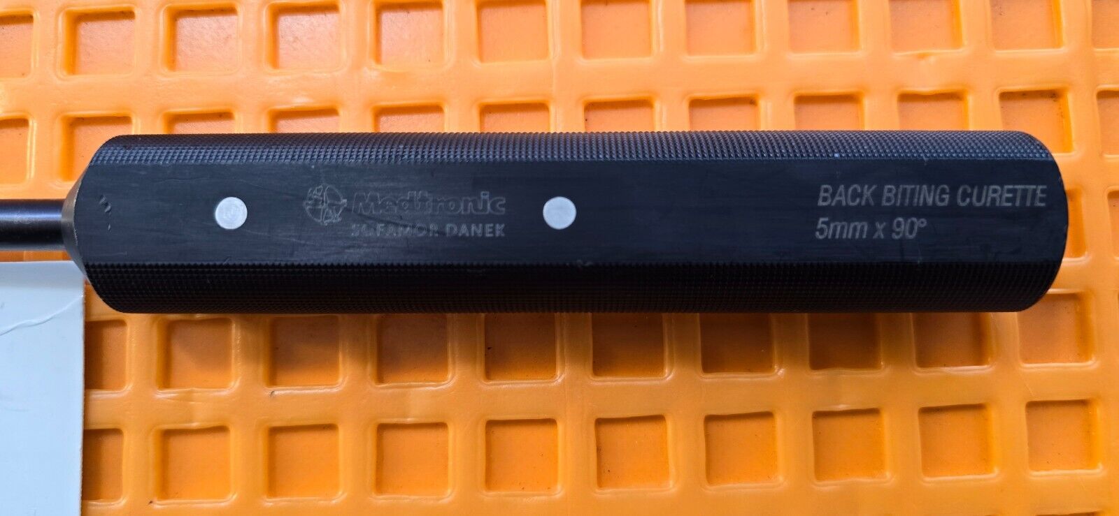 Medtronic 9181914 Surgical Orthopedic Back Biting Curette 5mm x 90*