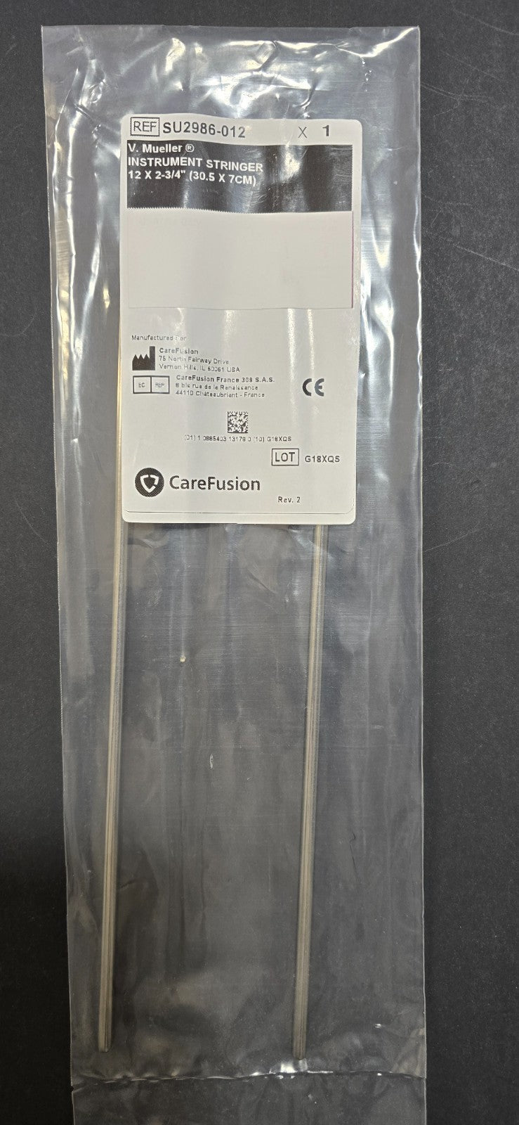 V.Mueller  SU2986-012 Surgical Instrument Stringer 12 x 2-34"