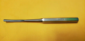 V. Mueller OS4360 Surgical Orthopedic Hibbs Gouges 9.5" Curved 6mm Blade