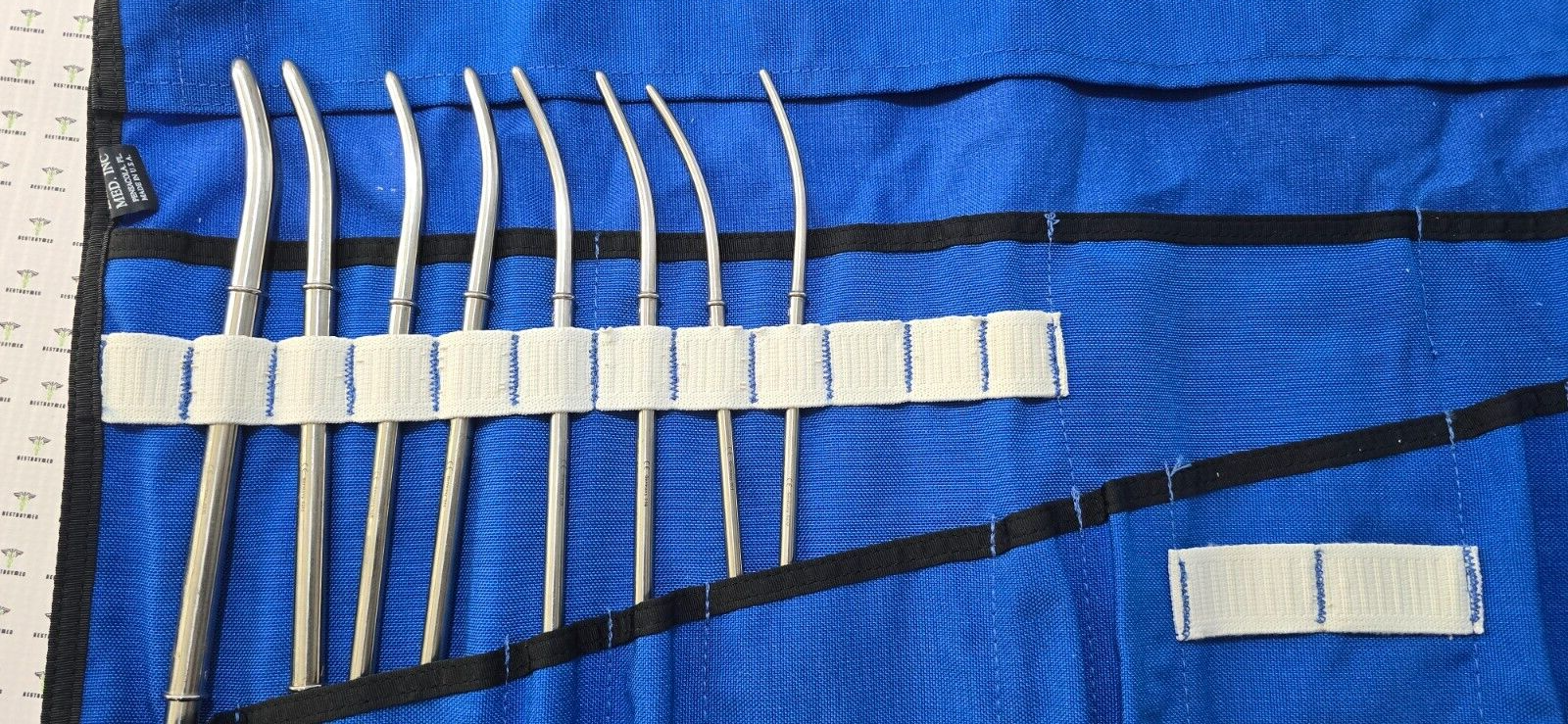 Codman Surgical Hank Dilators Set of 6 Double Ended in Case.