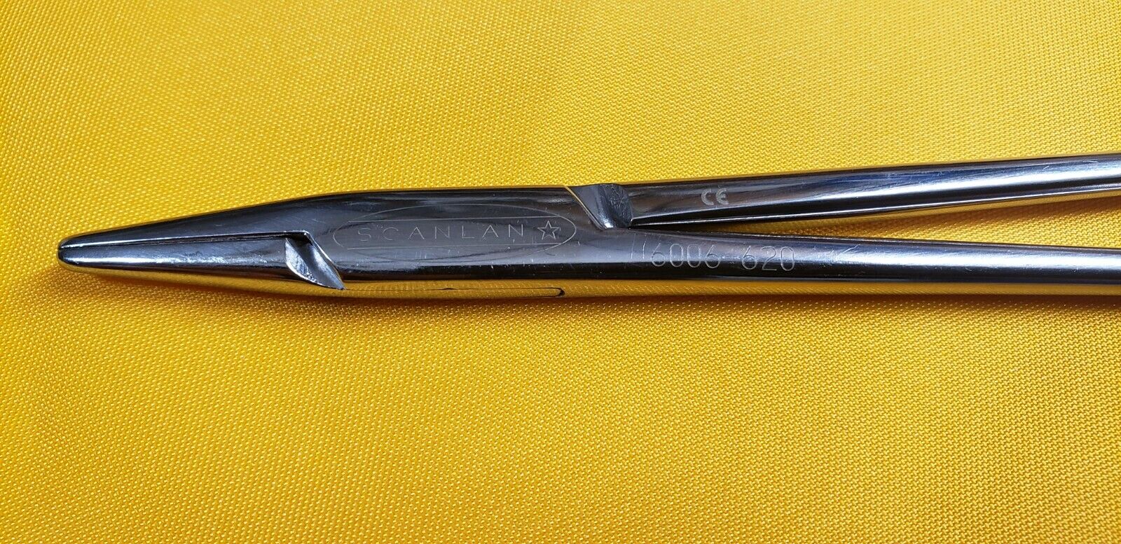 SCANLAN 6006-620 Surgical Diamond Dust Heavy Needle Holder, Straight 8 1/8"