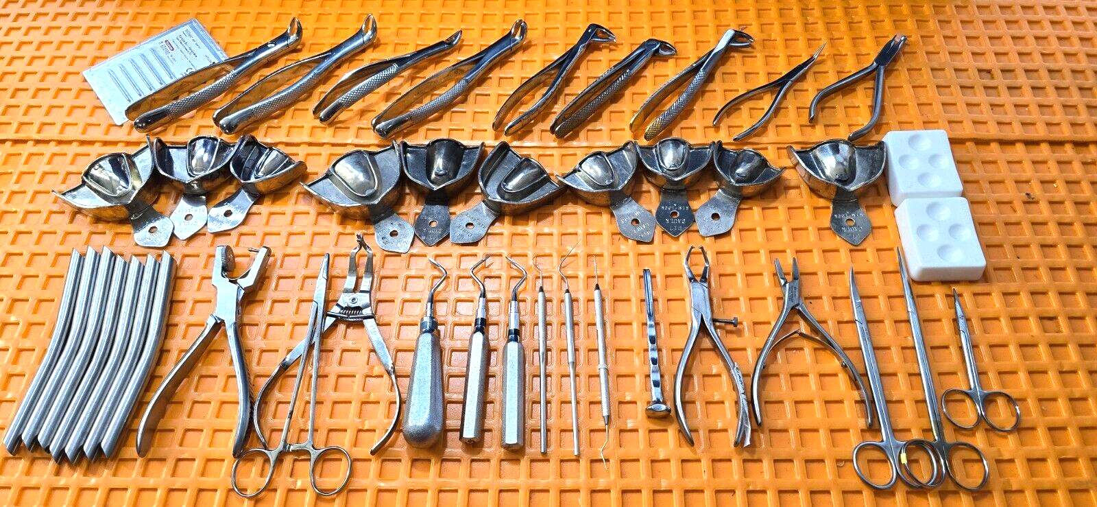 43-Hu-Friedy, W. Lorenz , Sklar Dental Pliers, Elevator Dental Instruments Lot
