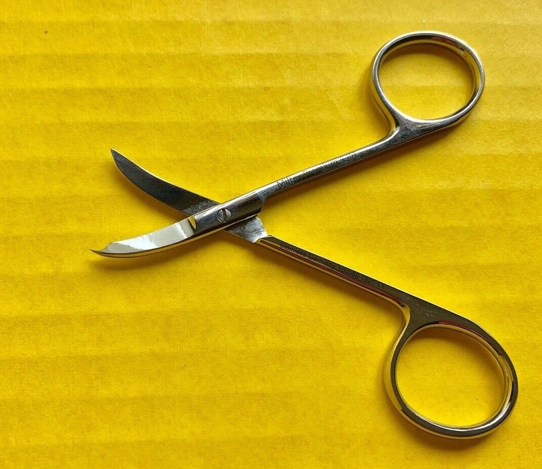 Miltex Premium Grade Shortbent Stitch Scissors, Curved, 3.5"  REF: 9-101