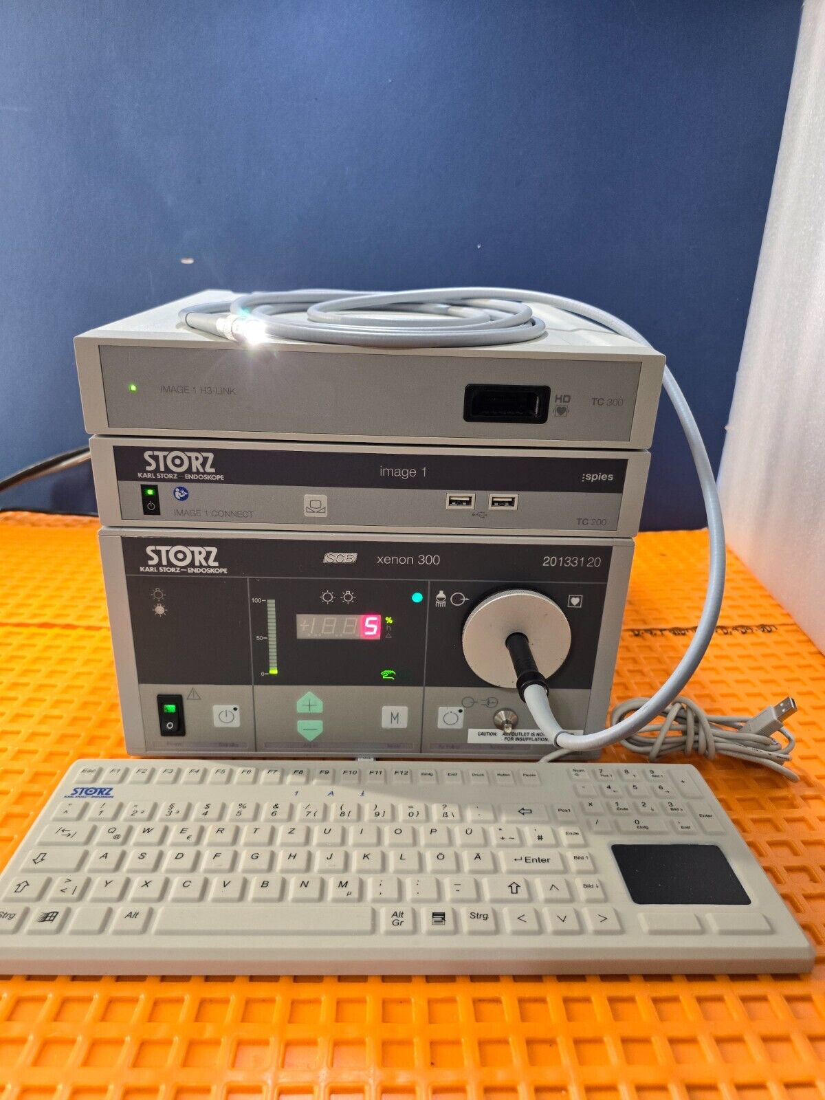 Karl Storz IMAGE 1 Spies TC200 / TC300 xenon 300 , 495ND Cable with Keyboard