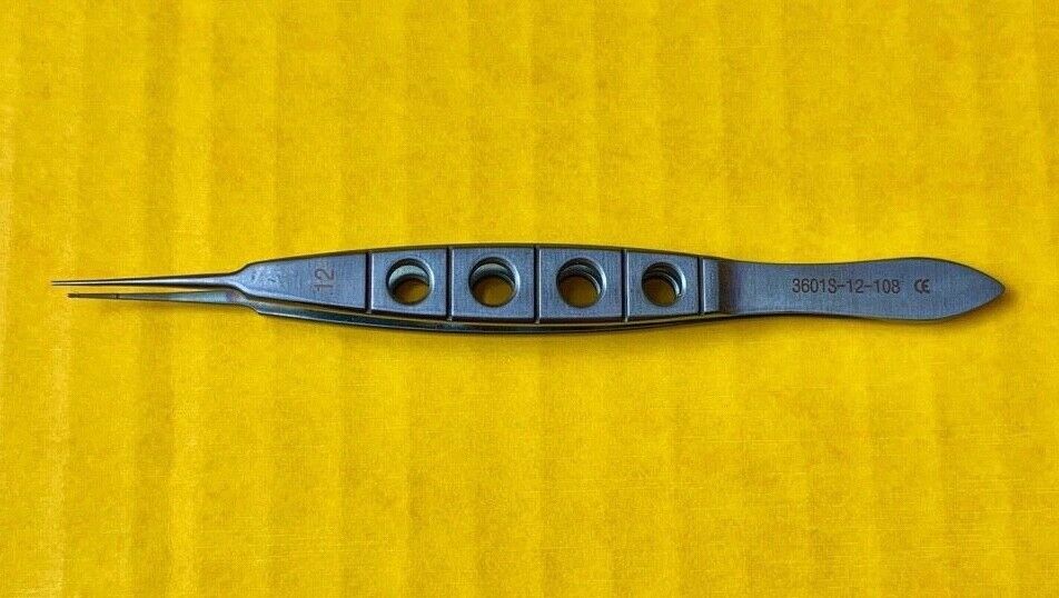 Katalyst Surgical Straight Castroviejo Suturing Forceps REF: 3601S-12-108