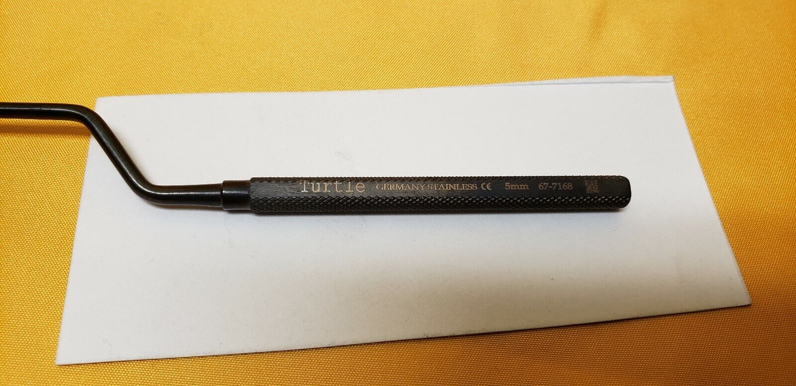 67-7168 Orthopedic Neuro Opti-Length Hardy Curette 5mm Tip Bayonet 330mm