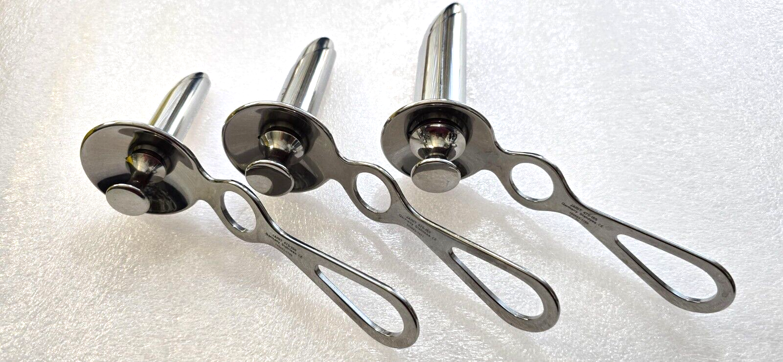 Jarit Surgical Hirschman Anoscope Set Small, Medium, Large