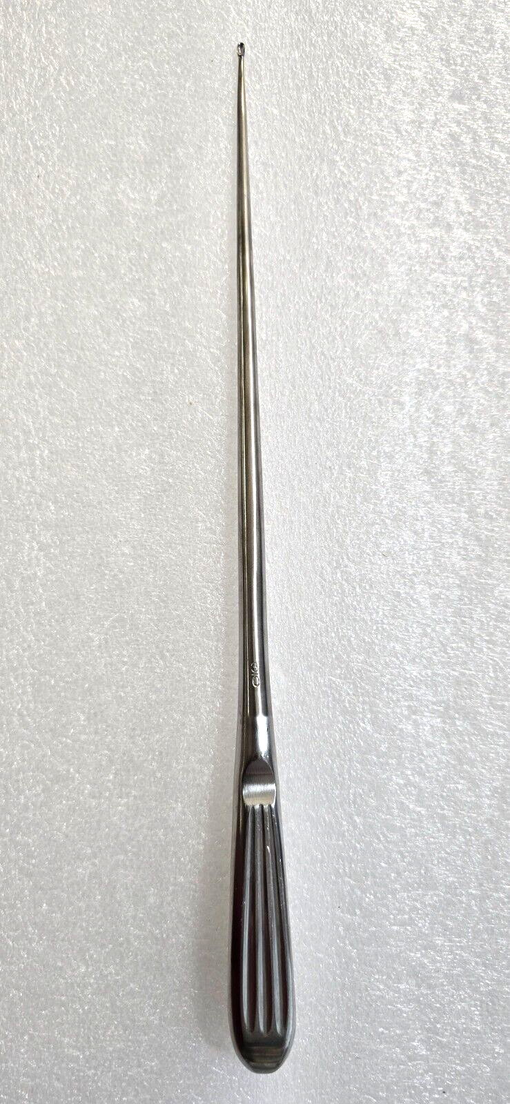 Ruggles RN1202 Surgical Neuro Spine Curette Size 3/0 Straight 12"