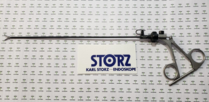 Karl Storz Grasping Forceps 3mm serrated Jaws Ratchet Handle