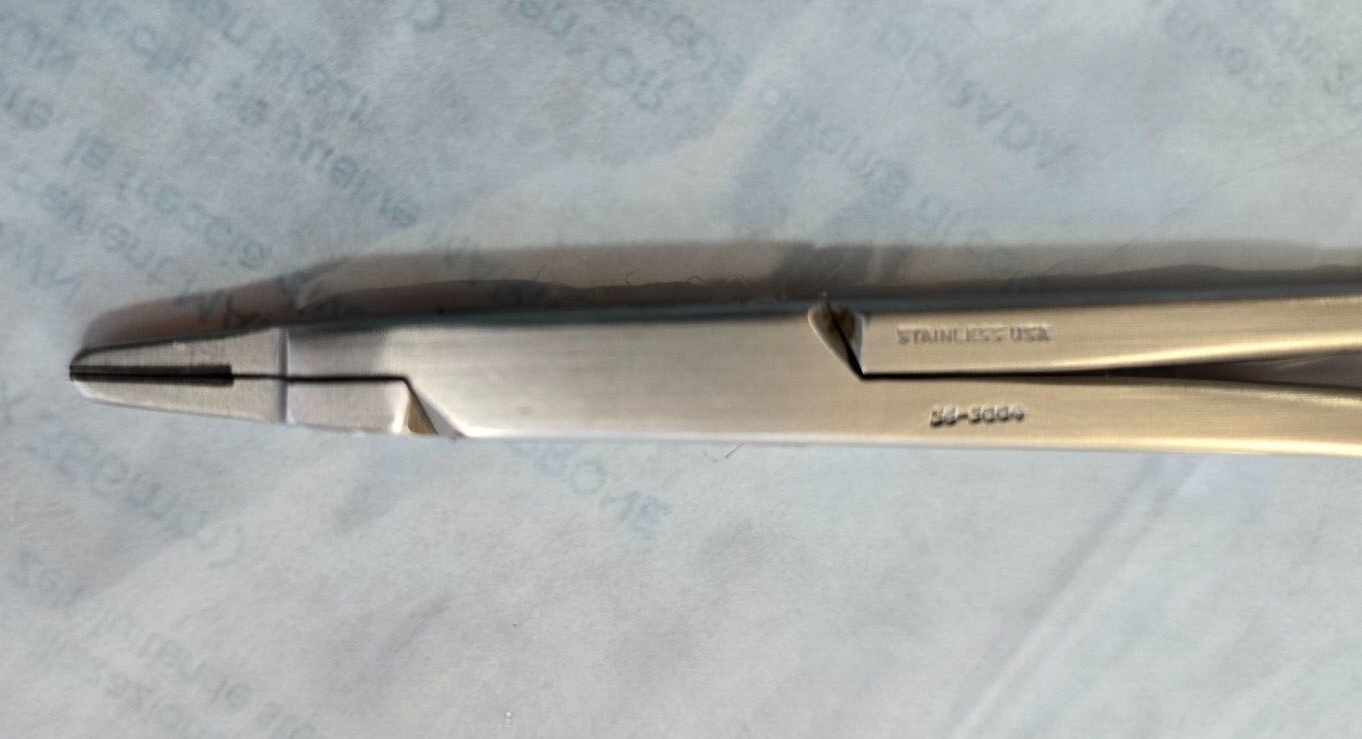 Codman Surgical Classic Plus Ryder Needle Holder 9"Carbide Jaws Gold Rings