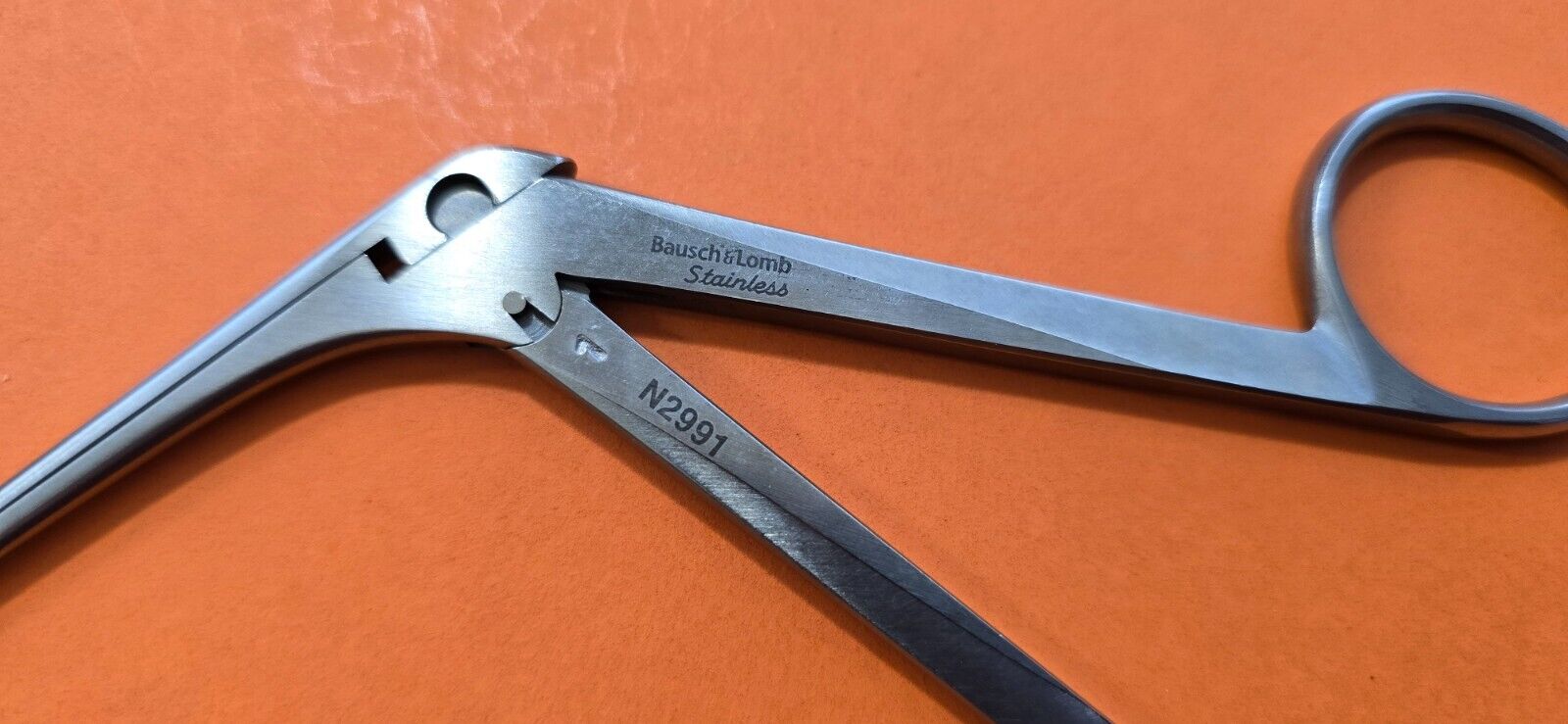 Bausch & Lomb Surgical Blakesley Forceps 7" 1.4mmx11mm Straight