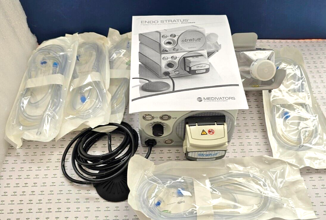 Medivators EGA-500 Irrigation System Water Bottle, Manual & Free Tubing