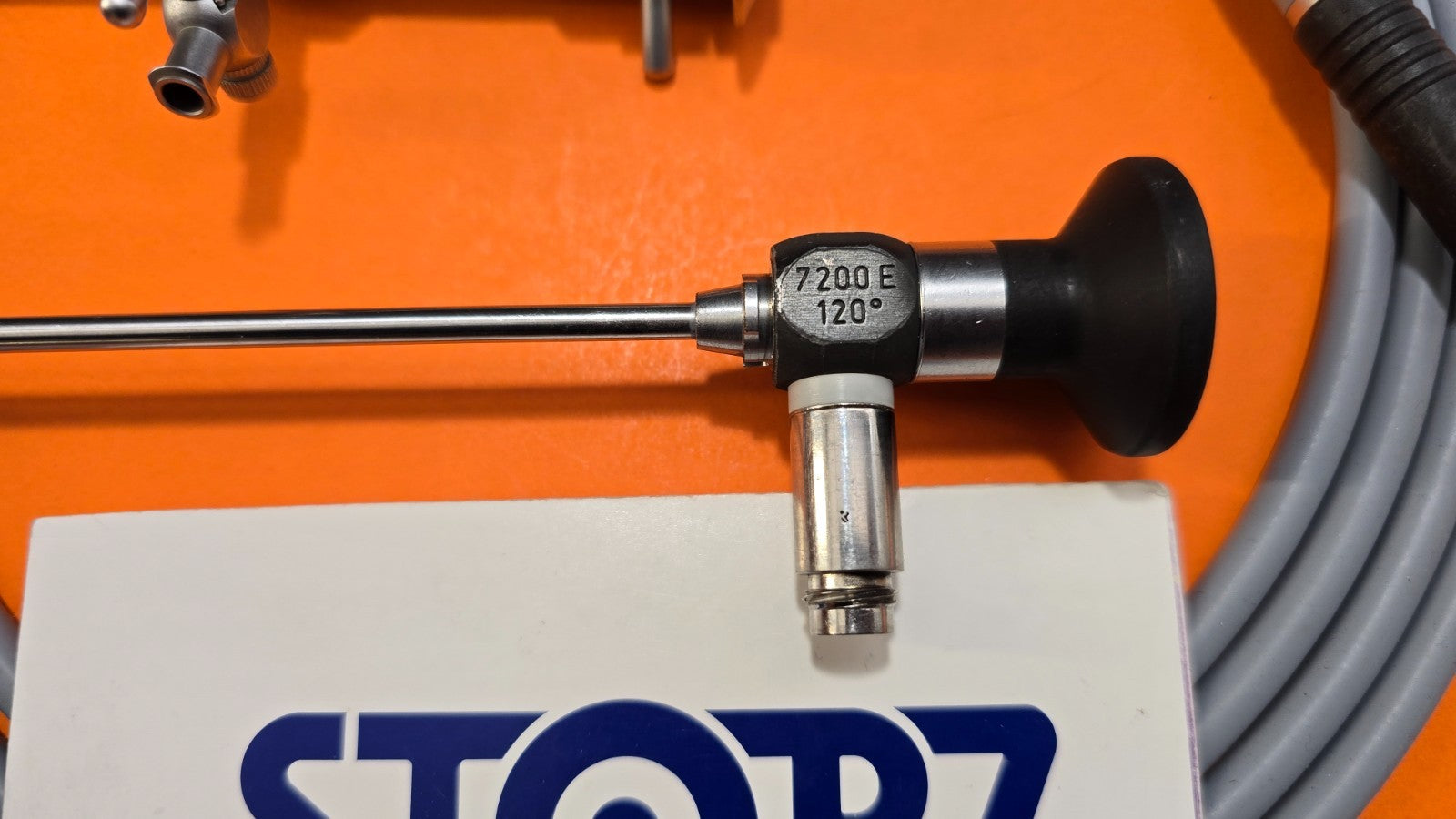 Karl Storz 7200E Arthroscope 4mm x 120* x18cm & Sheath ,495ND Fiber Optic Cable