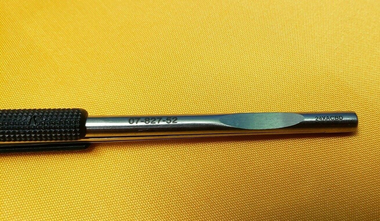 MIZUHO 07-827-52 Micro Scissors Straight Jaw 60 degree up Round Handle