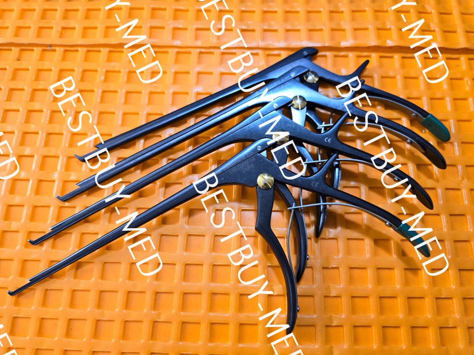 Life Instrument 838-0802-0B Ceramic Coated Kerrison Rongeurs 2,3,4,5mm Set