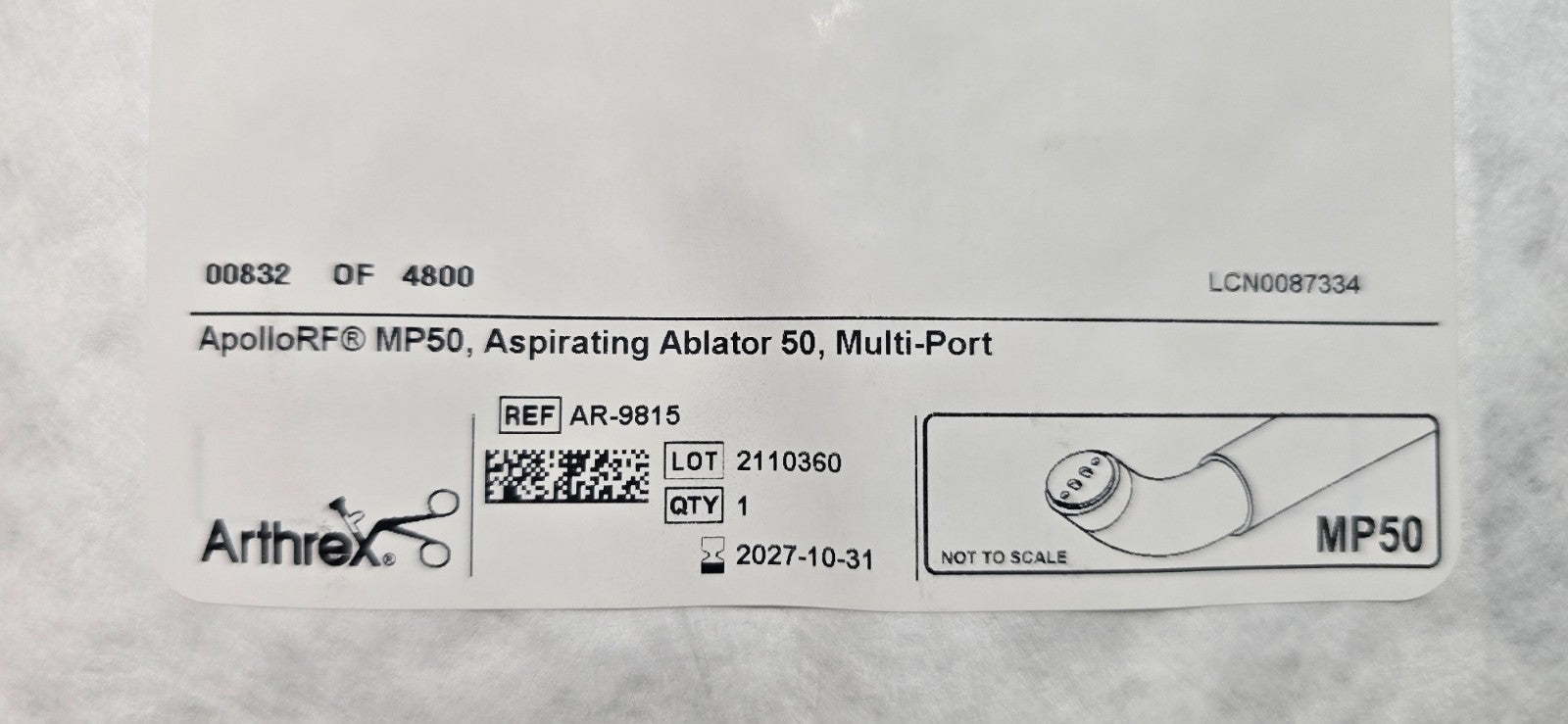 Arthrex Orthopedic Handpiece with Cable, Multi-Port Ref: AR-9815