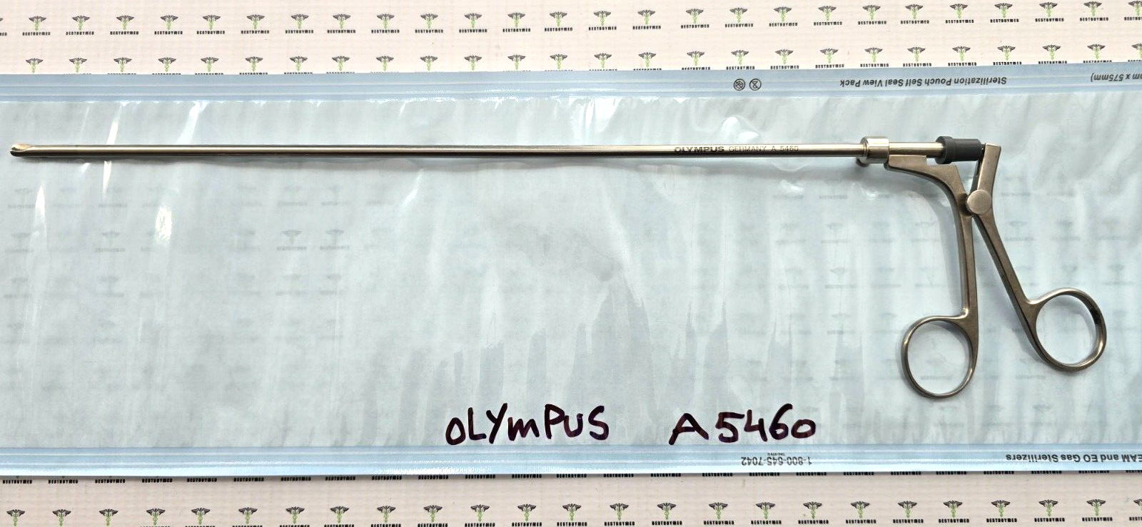 Olympus A5460 Surgical  Hook Scissors 5mm x 32cm with Port.