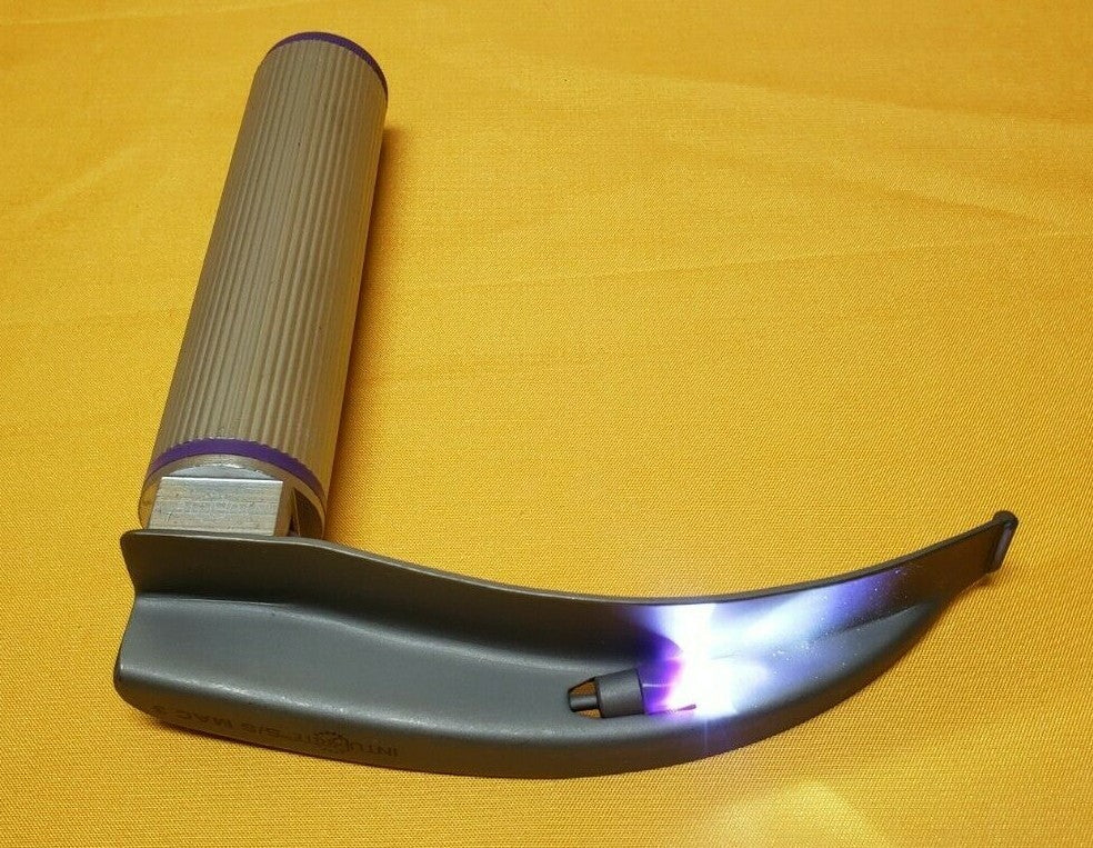  INTUBRITE  Laryngoscope Mac Blade #3 With Medium Handle LED White 
