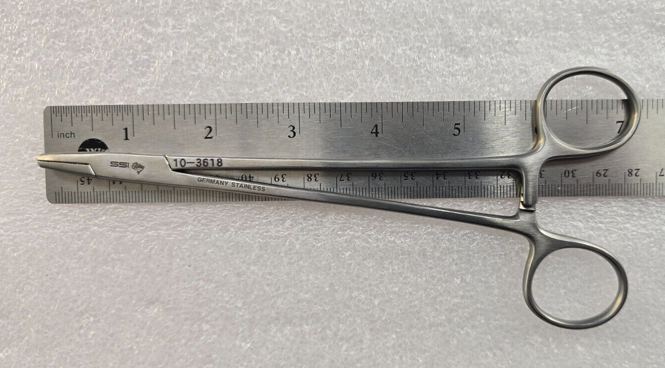SSI Surgical Mayo Hegar Needle Holder 7" REF: 10-3618