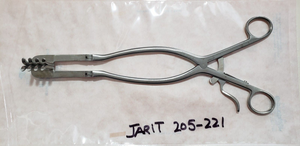 JARIT 205-221 Surgical orthopedic Beckman-Ads Retractor, 12 1/4" Blunt 4x4