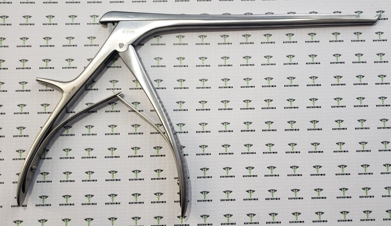 JARIT 280-201 Orthopedic Spurling Kerrison Rongeurs 40 Deg 4mm Up Bite 8" Shaft