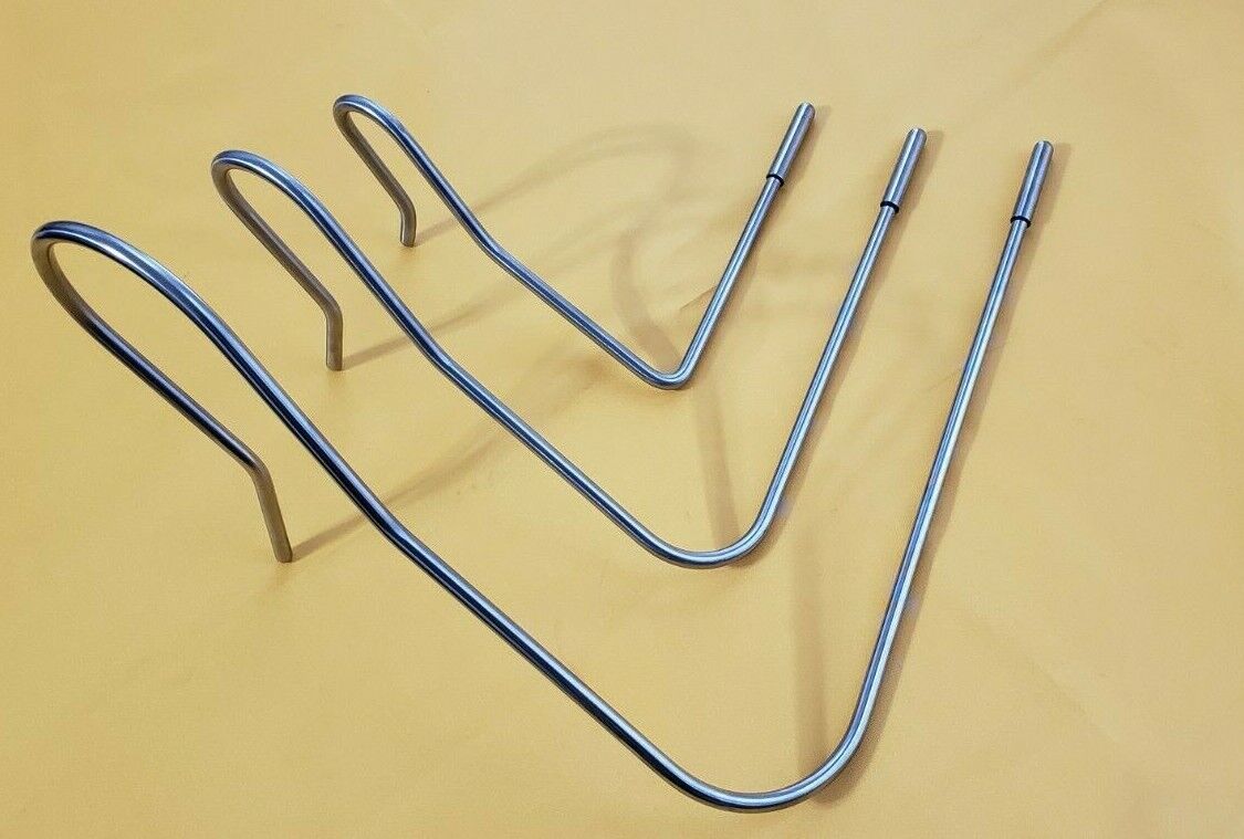 Mediflex Surgical Nathen Liver Retractor Set of 3 Small, Medium & Large