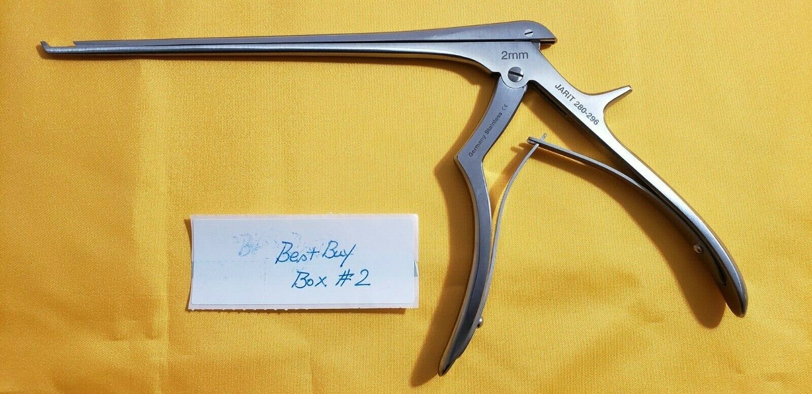 Jarit 280-296 Hardy Sella Punches 7" shaft 2mm Bite up 40* degree
