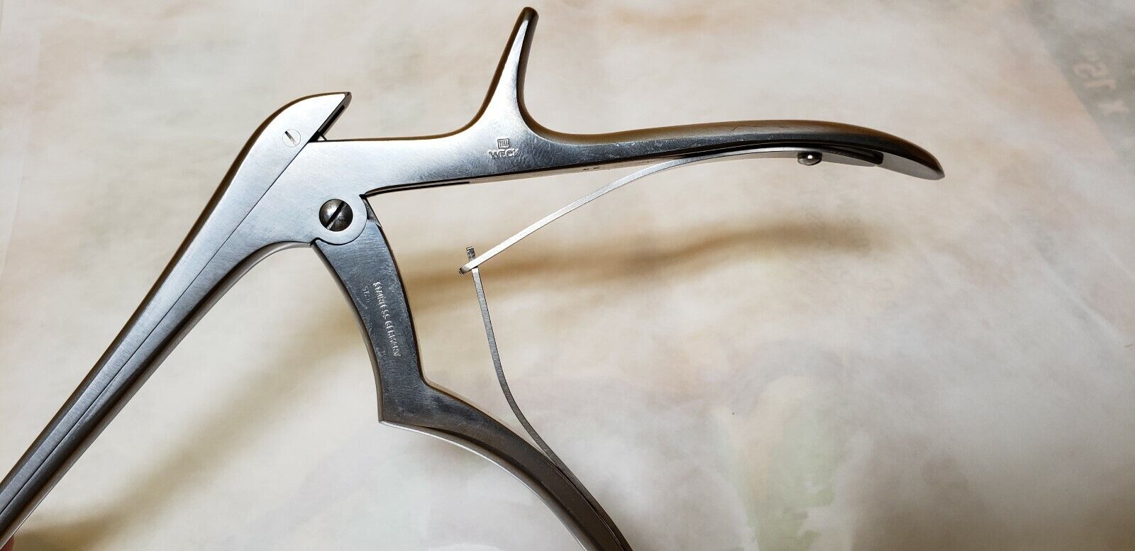 Weck Orthopedic Kerrison Rongeurs 40deg  7" shaft 3mm tip REF: 388323